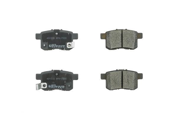 Jeu de 4 plaquettes de frein AISIN ref. BPH-7000
